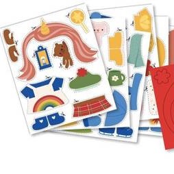 Auzou Zestaw Artystyczny do Projektowania Ubioru Zwierzątka 3+