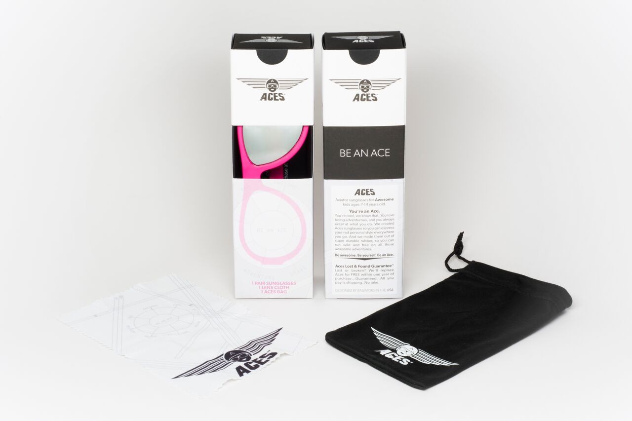 Babiators Okulary Przeciwsłoneczne Aces 7-14 Popstar Pink