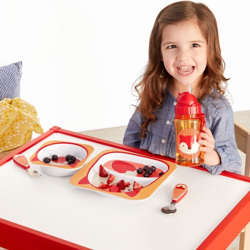 Skip Hop Sztućce Zoo Lisek 12m+