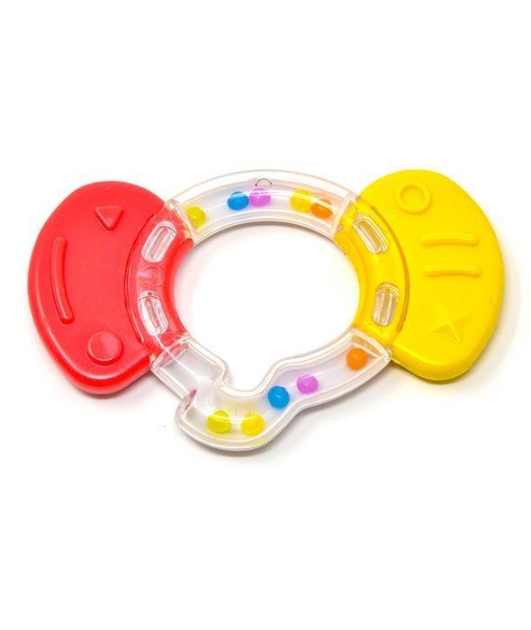 Poupy Gryzak z Grzechotką Słonik dla Niemowląt