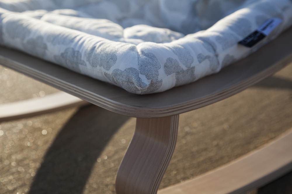 Charlie Crane Leżaczek Levo buk Moumout Cloud 0+