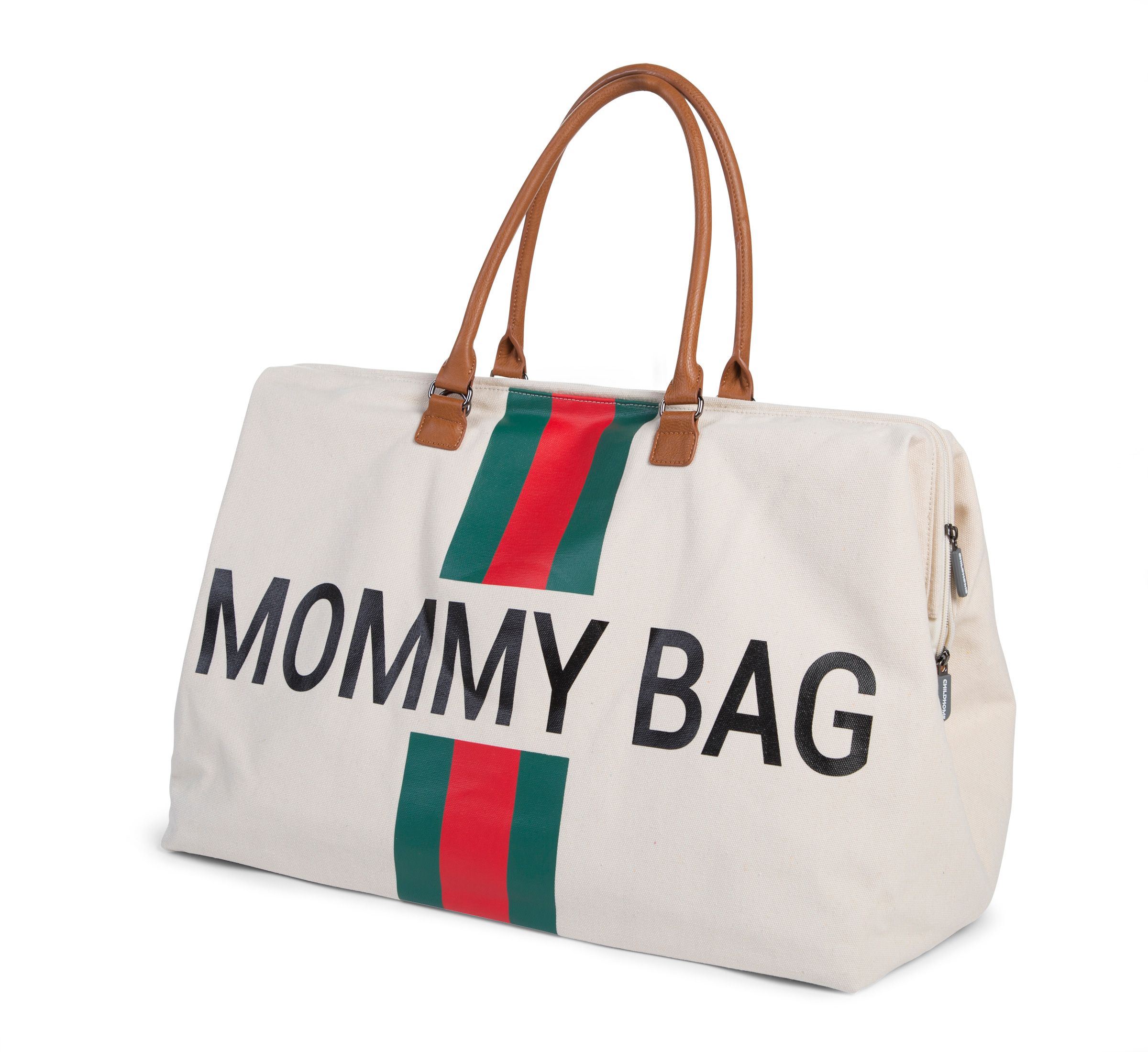 Childhome Torba Mommy Bag Paski Beżowa | Torba dla Mamy