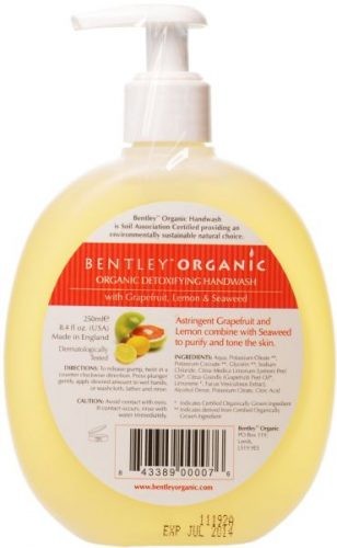 Bentley Organic Detoksykujące Mydło Grejpfrutowe 250ml