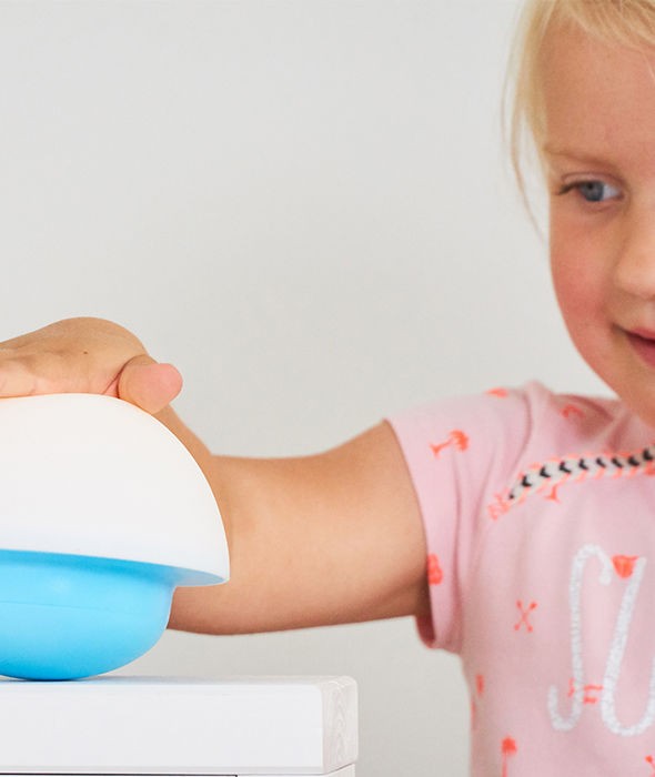 Flow Lampka Nocna Grzybek Nuke Niebieska 3+