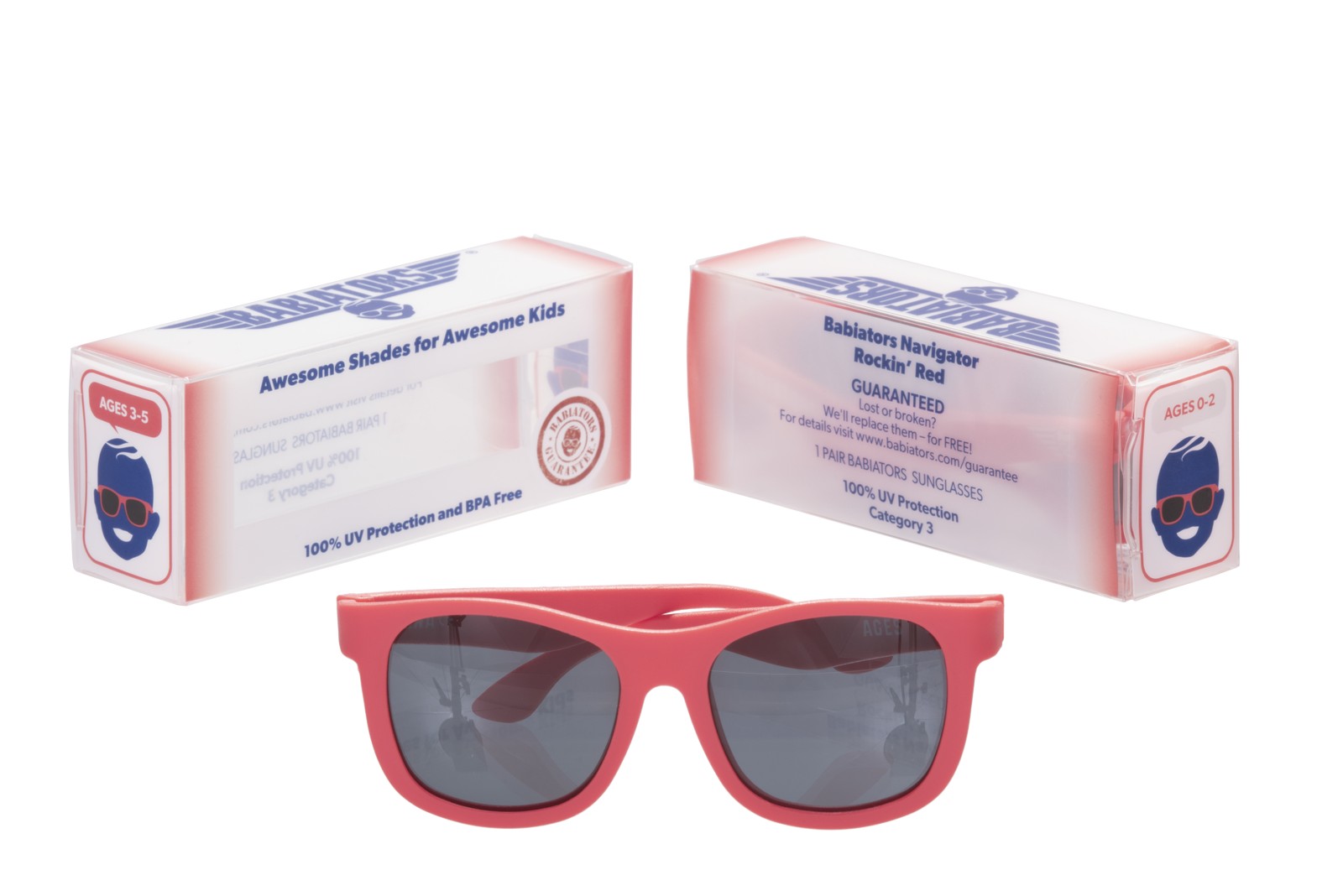 Babiators Okulary Przeciwsłoneczne Classic Rockin Red 3+