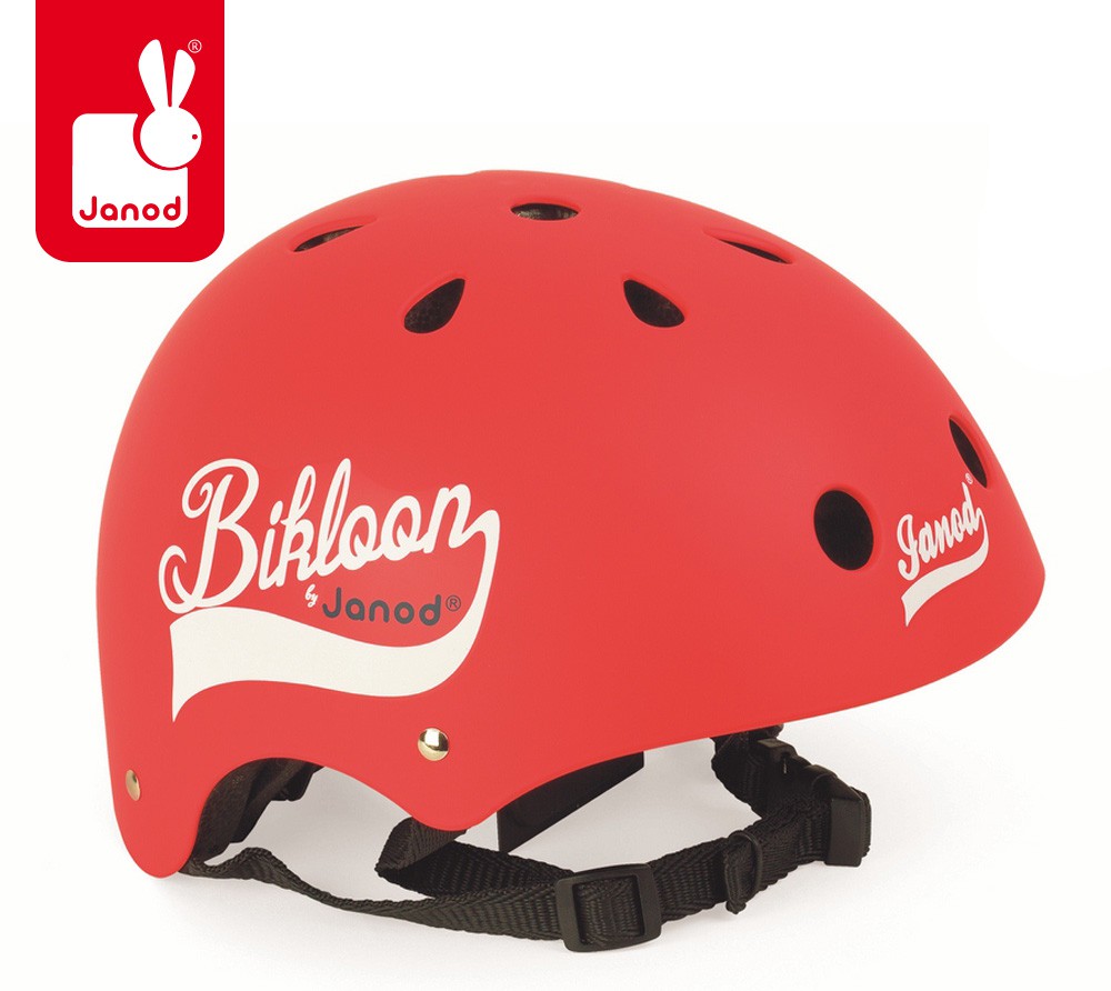 Janod Kask Ochronny Czerwony 3-6 lat