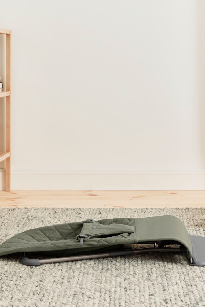 BabyBjorn Leżaczek Bliss Woven Ciemnozielony