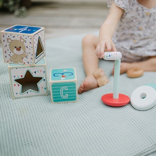 Janod Piramida Wieża Żyrafka Sophie 12m+