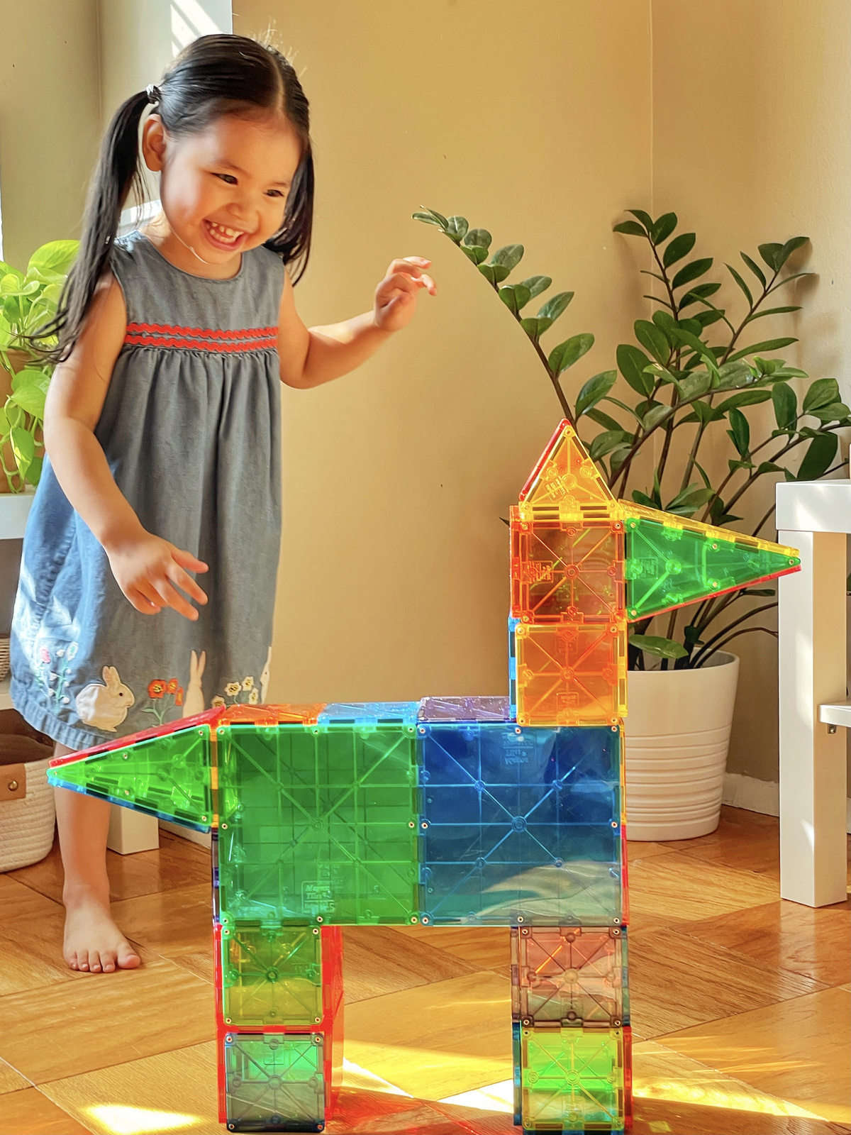 Magna-Tiles Klocki Magnetyczne Classic 100el 3+