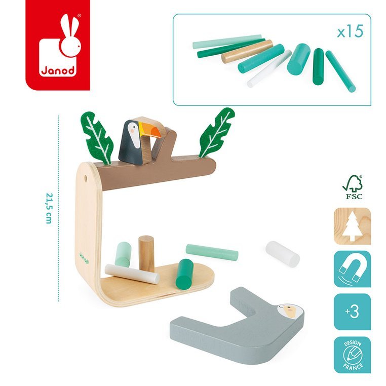 Janod Gra Balansowa Leniwiec 3+