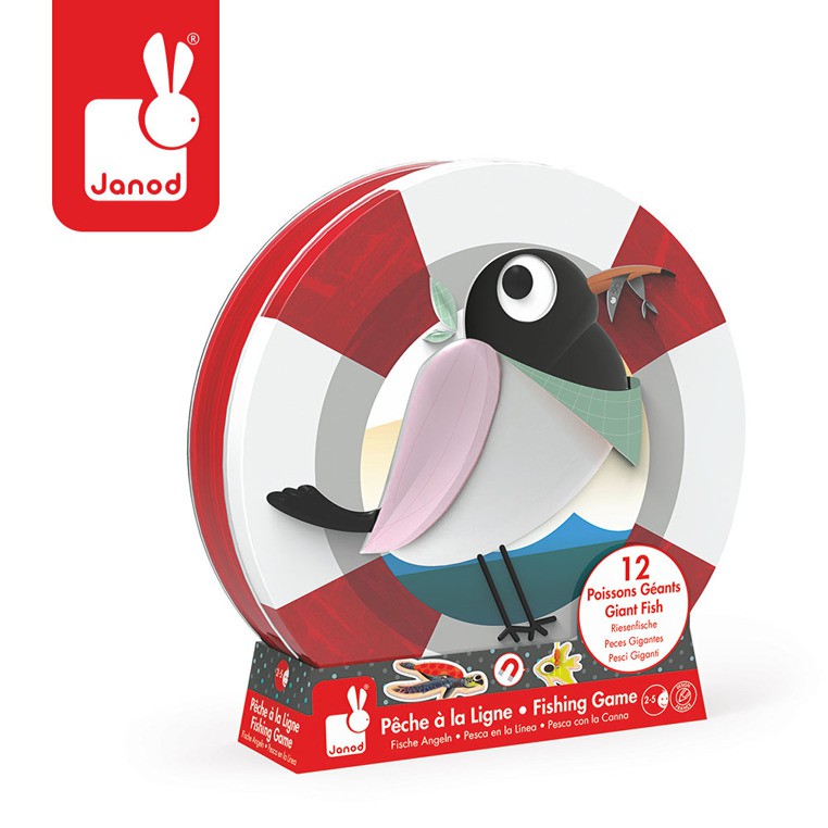 Janod, zestaw do łowienia magnetyczny Ocean,