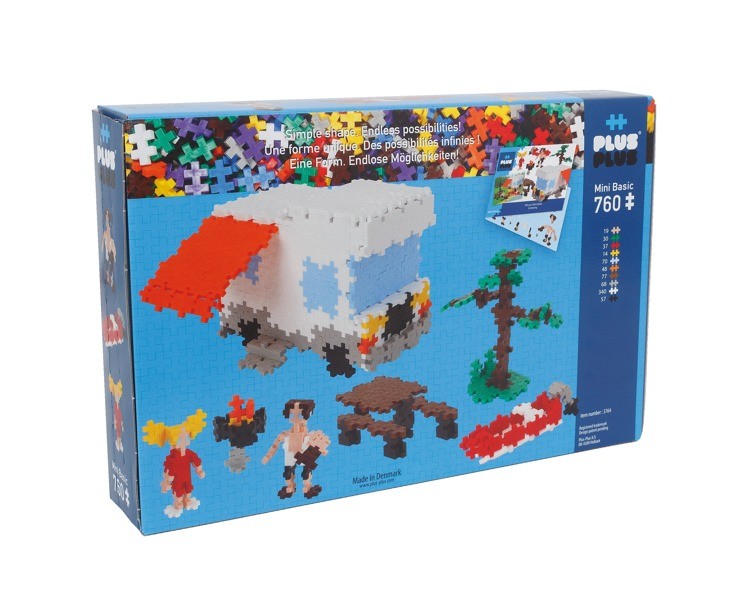 Plus-Plus Mini Klocki 760 szt. - Kamping 3+