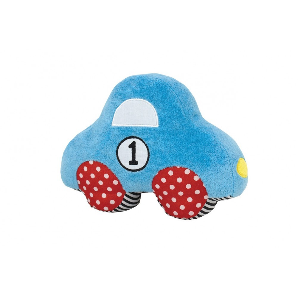 JaBaDaBaDo Poduszka z grzechotką auto 0+