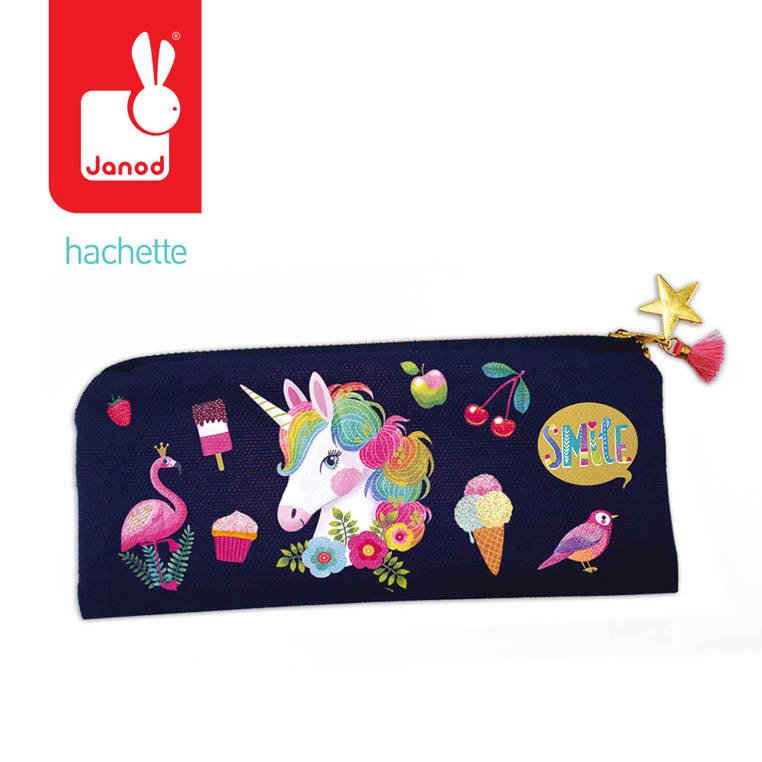 Janod Zestaw Kreatywny Piórnik do Ozdabiania 7+