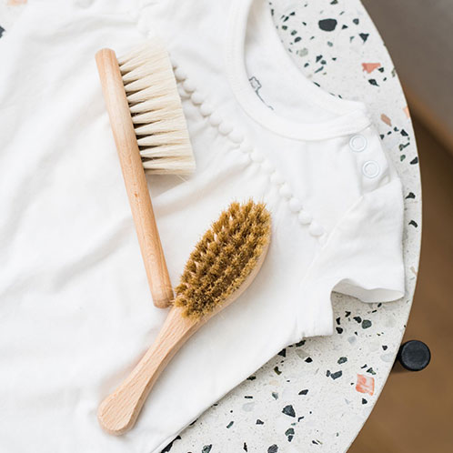 Poofi Zestaw szczotek dla dziecka - Miękkie włosie 0+