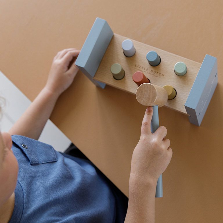 Little Dutch Przebijanka Błękit 12m+