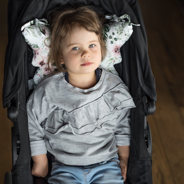 Sleepee Poduszka Antywstrząsowa Motylek Grey