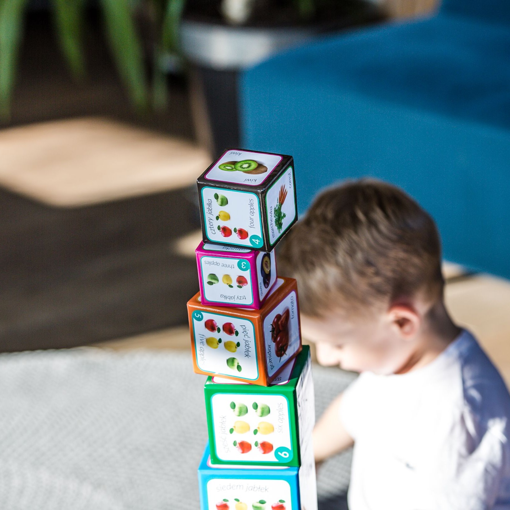 Piramida Zabaw Owoce i Warzywa 12el 1+