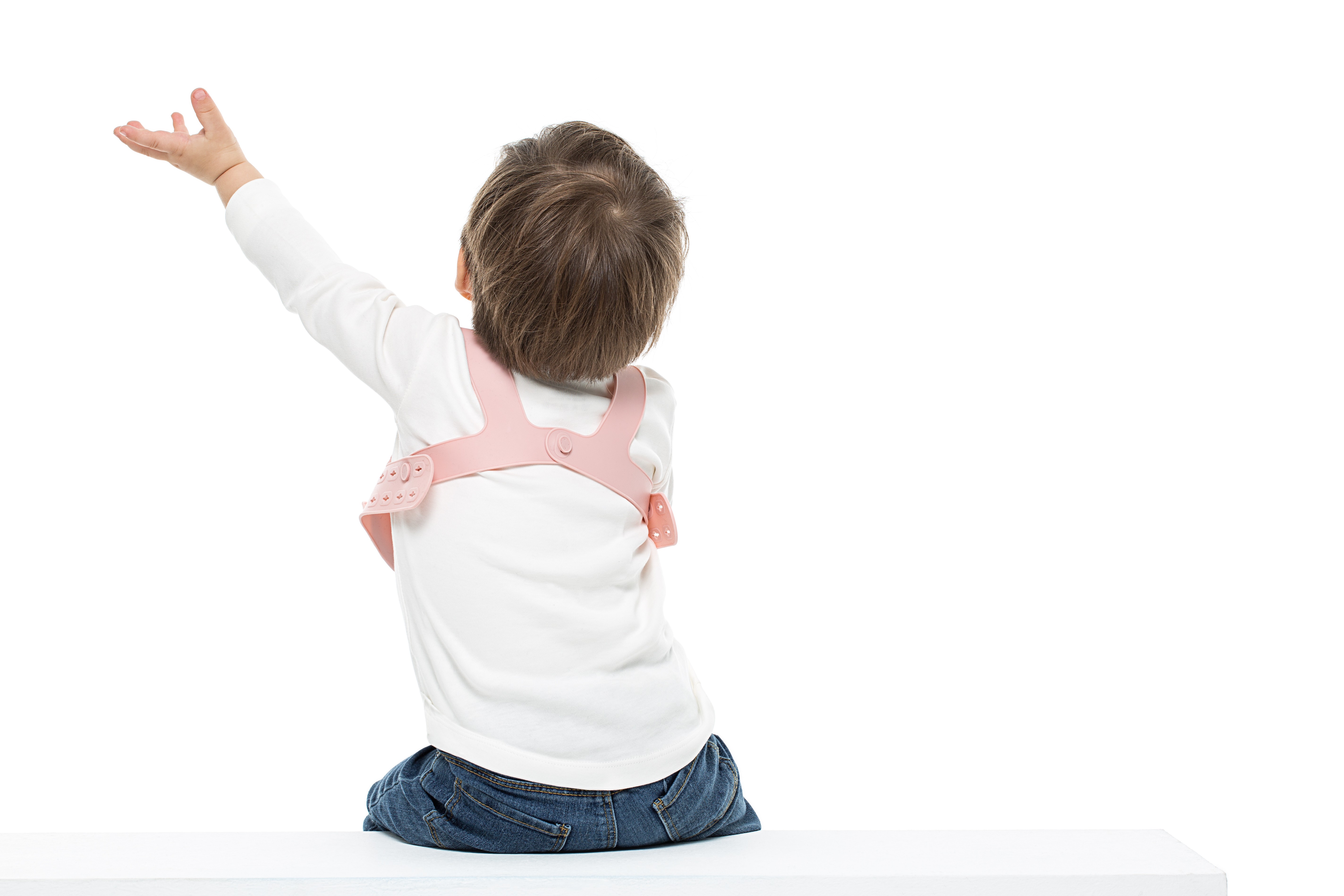 Minikoioi, Śliniak silikonowy z kieszonką różowy