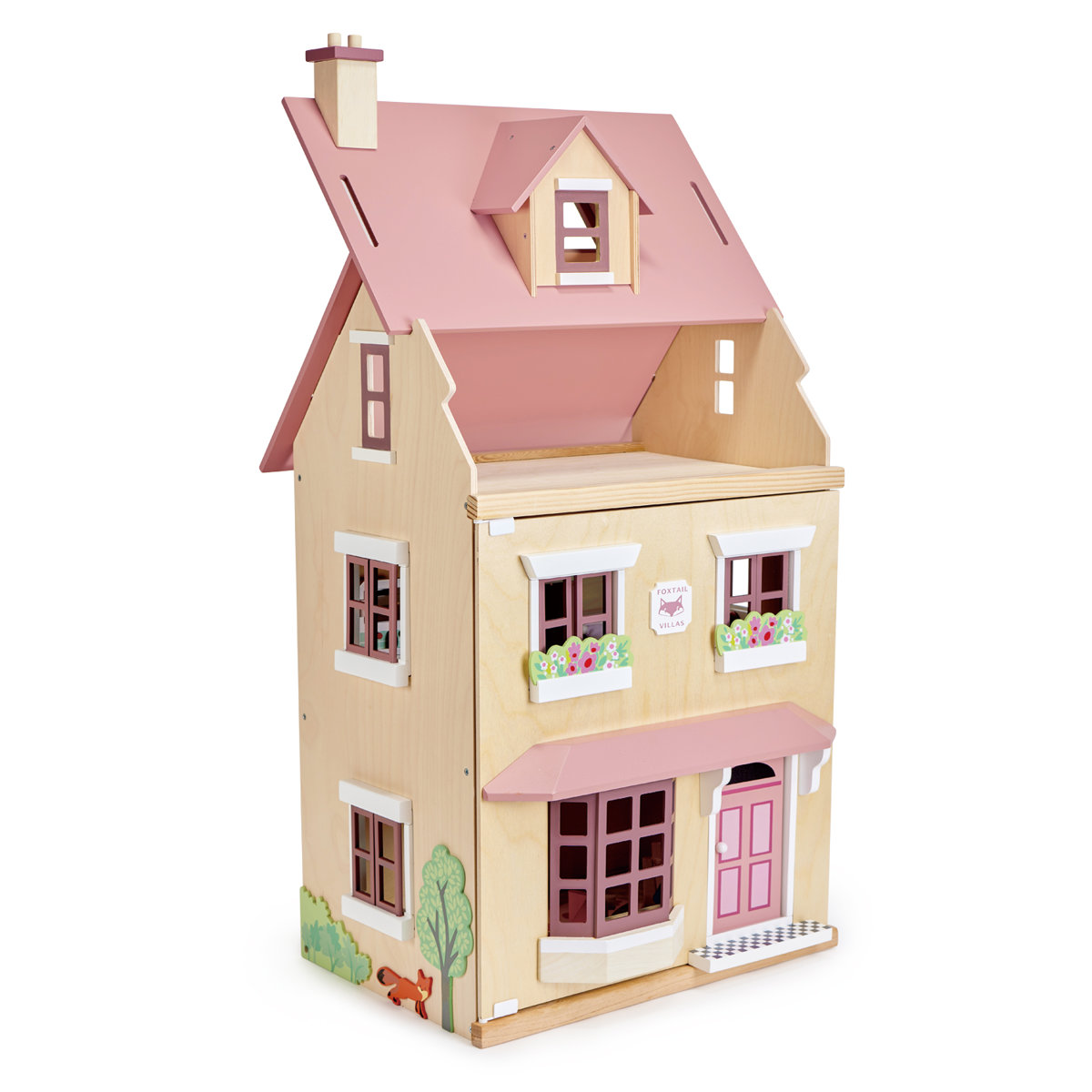 Tender Leaf Toys Domek dla lalek Foxtail Villa z wyposażeniem 3+