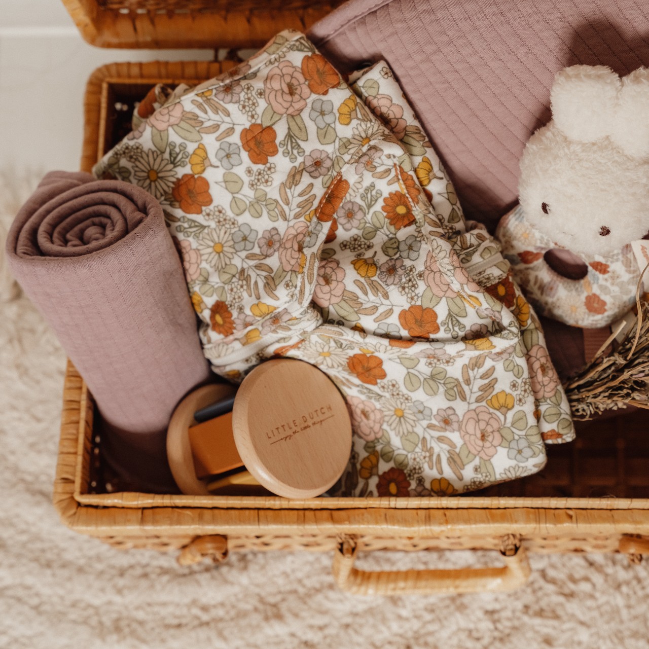 Little Dutch Grzechotka Vintage Drewniana 3m+