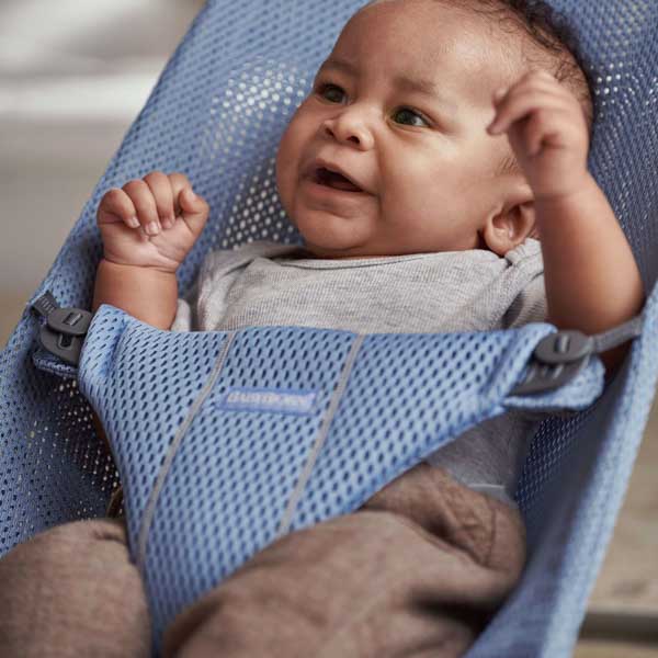 BabyBjorn, leżaczek BLISS MESH - Niebieski