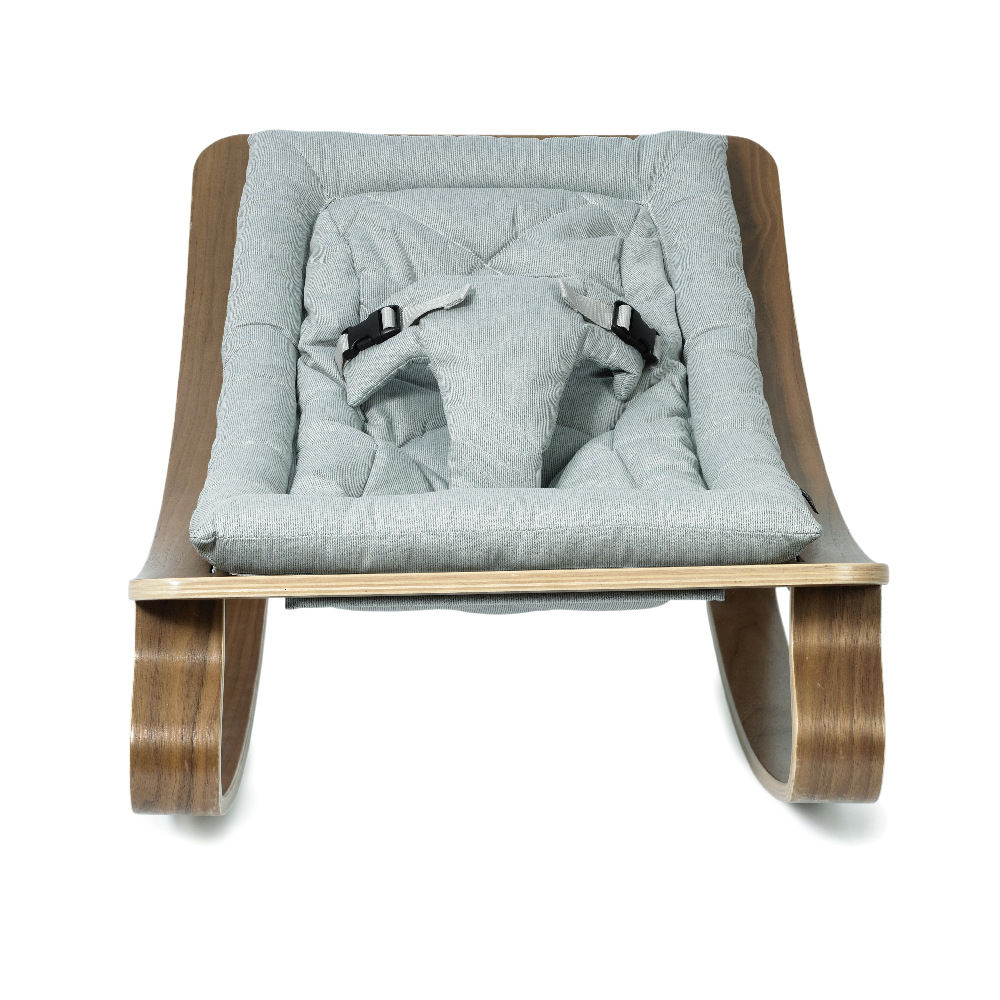 Charlie Crane Leżaczek Levo Orzech Aruba Blue 0+