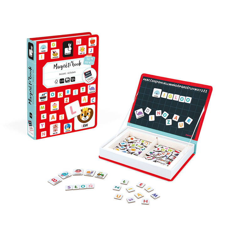 Janod, Magnetyczna układanka Polski Alfabet Magnetibook