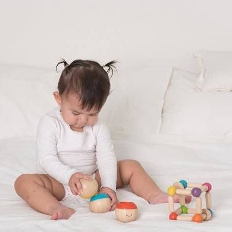 Plan Toys Kulki Sensoryczne - Drewniane Zabawki 1+