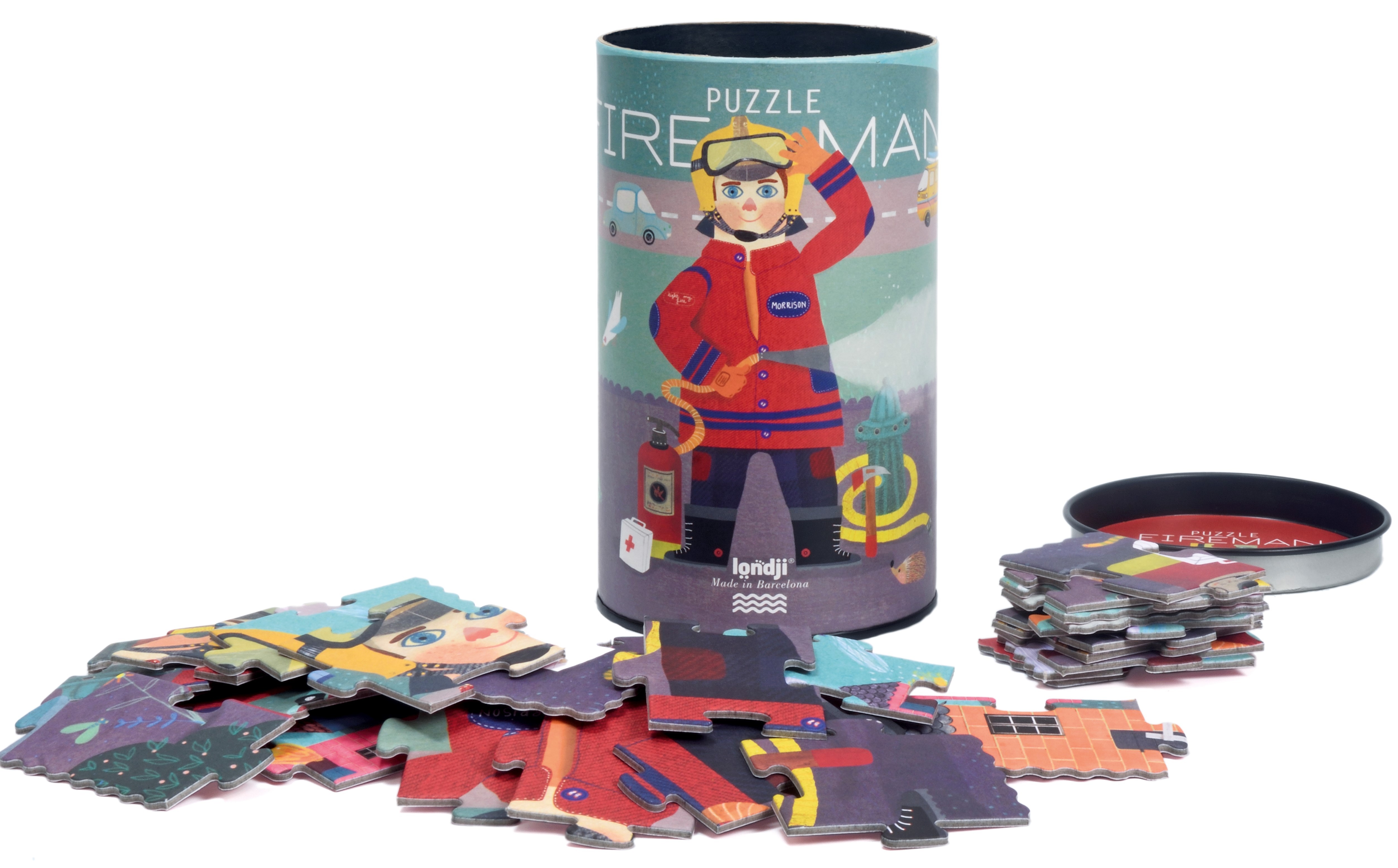 Londji Puzzle Strażak 100el. 5+ | Fabryka Wafelków