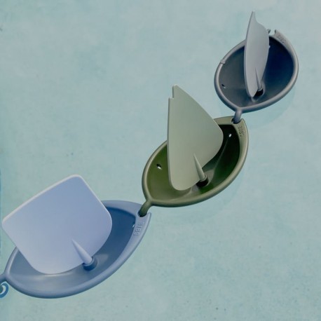 BIBS Łódeczki do kąpieli Blue Mix 3 szt. 12m+