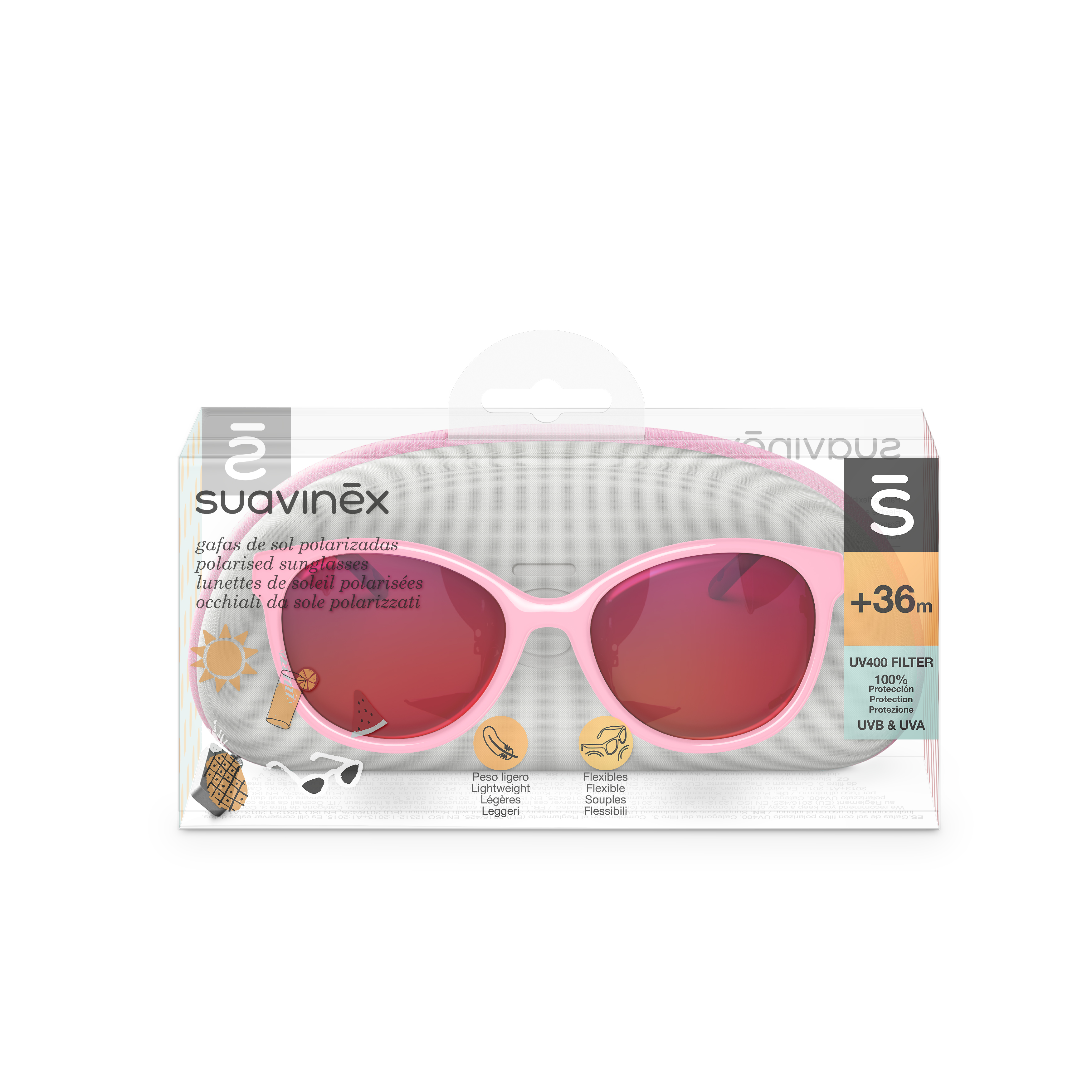 Okulary przeciwsłoneczne Suavinex polaryzacyjne UV400 dla dzieci