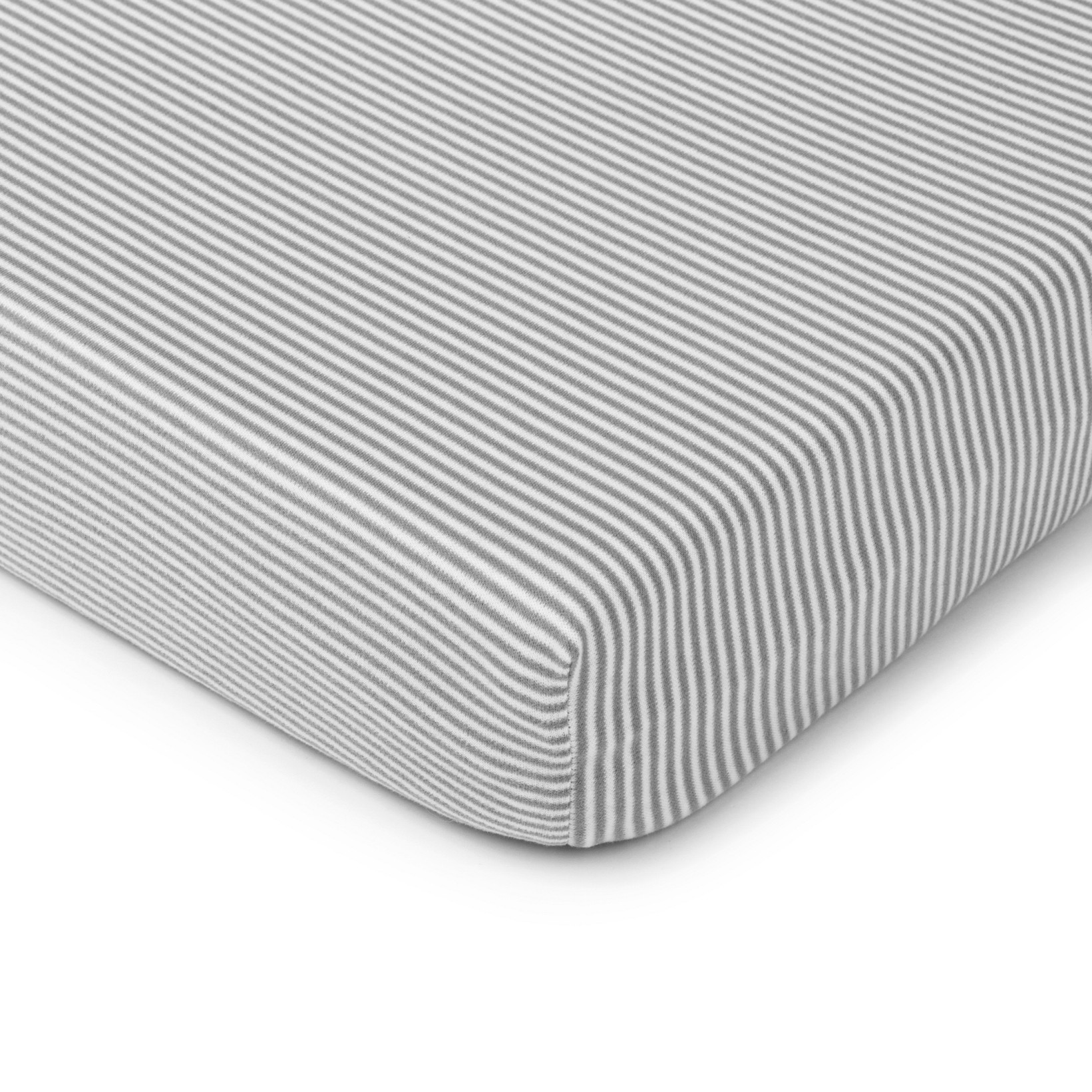 ColorStories Prześcieradło z gumką w paski 140x70 cm