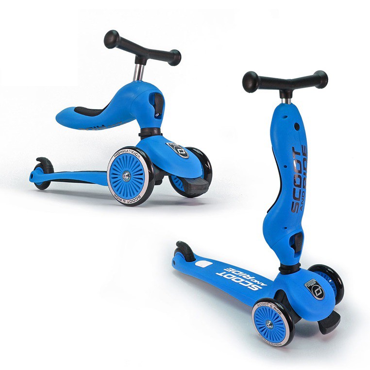 Scoot & Ride Highwaykick 2w1 Jeździk/Hulajnoga 1-5 lat Blue