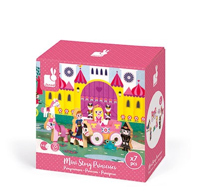 Janod Księżniczka Zestaw Drewniany Story 7el 3+