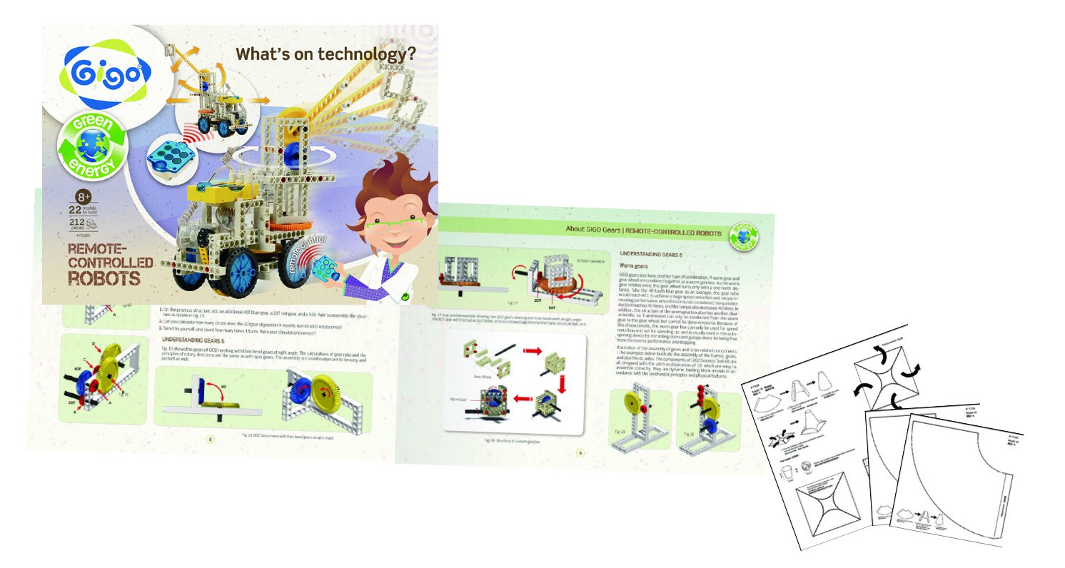 GIGO Robot Zdalnie Sterowany 182el. 8+