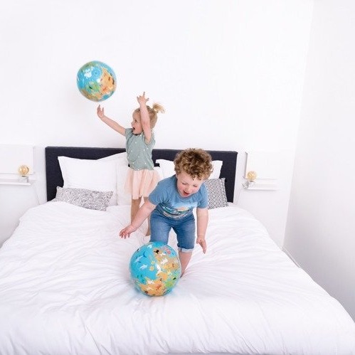 Scratch Piłka dmuchana Mapa Świata 40 cm 18m+