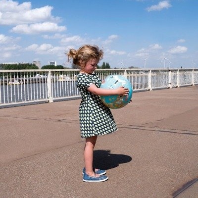 Scratch Piłka dmuchana Mapa Świata 40 cm 18m+