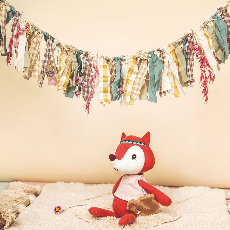 Lilliputiens, Przytulanka z pozytywką Lisiczka Alice 0 m+ Eco