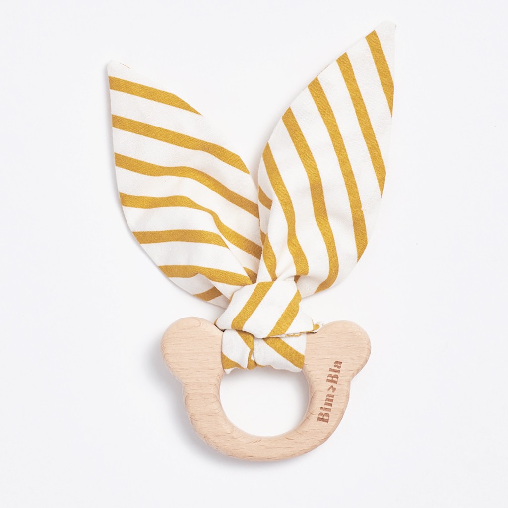 Bimbla Gryzaczek Drewniany Little Friends 0+