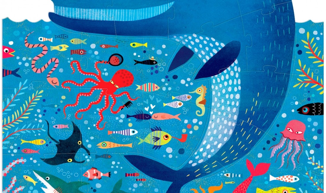 Londji Puzzle Moje Wielkie Niebieskie 1000 elementów | Fabryka Wafelków