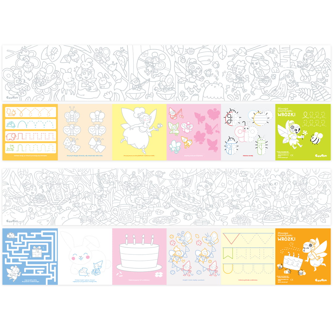Czuczu, Zestaw rysowanek Wróżki 4+