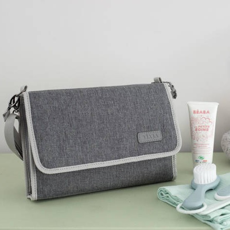 Beaba Przewijak podróżny z etui Heather Grey