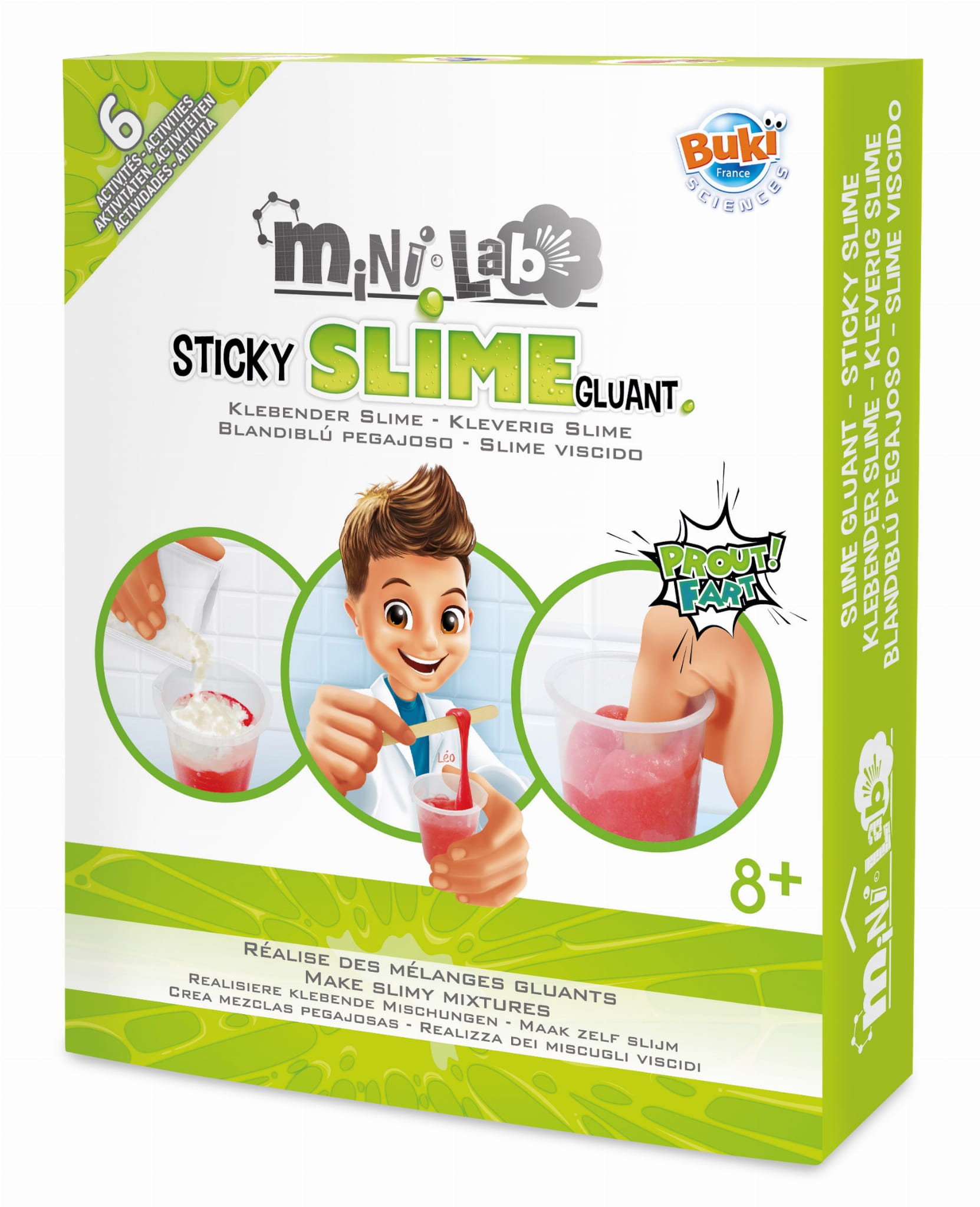 Buki Mini Lab Produkcja Slime Glutów 8+ | Fabryka Wafelków