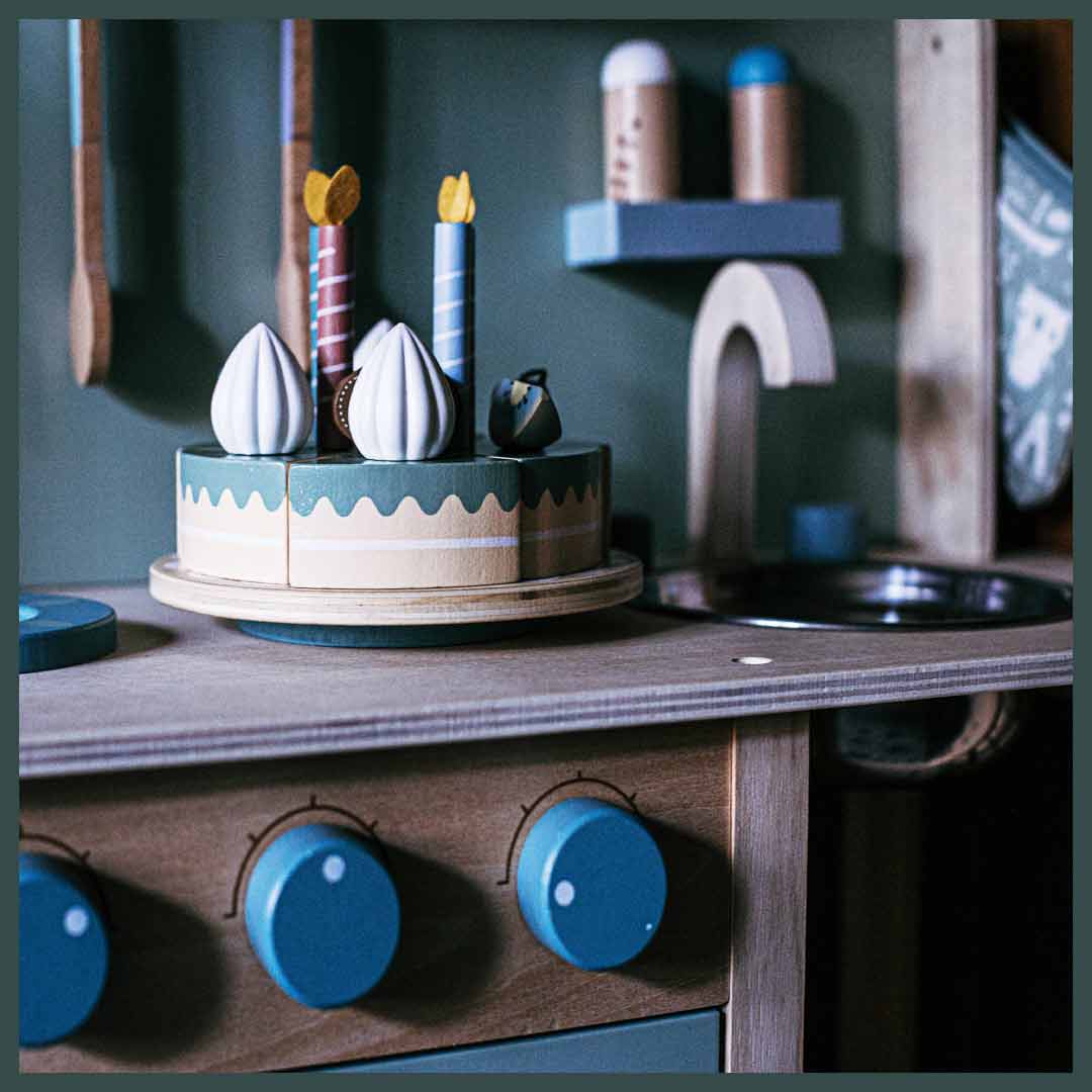 Little Dutch Drewniana Kuchnia Edukacyjna 3+ | Pastelowa