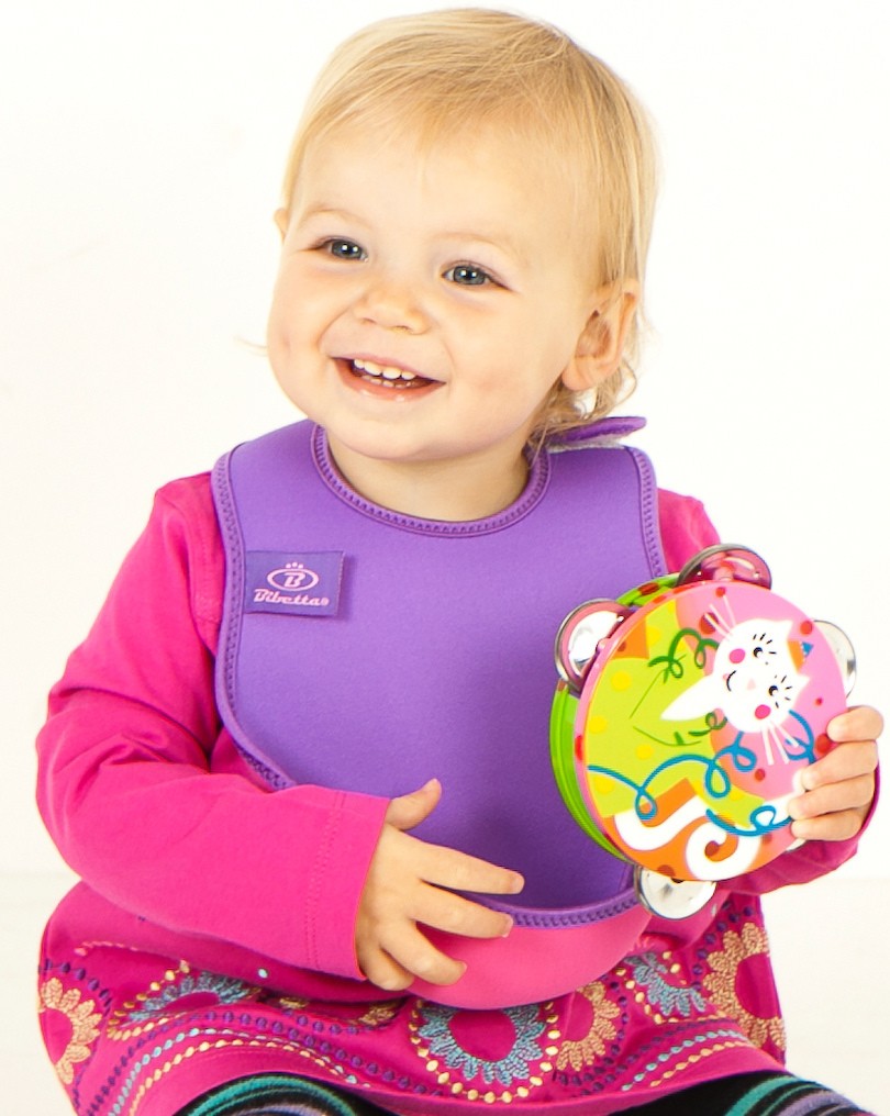 Śliniak mały BIBETTA - Ochrona przed plamami 0+