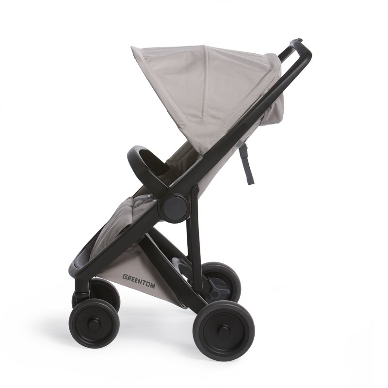 Wózek Greentom Upp Classic Czarny-Piaskowy 6m+ | Eco