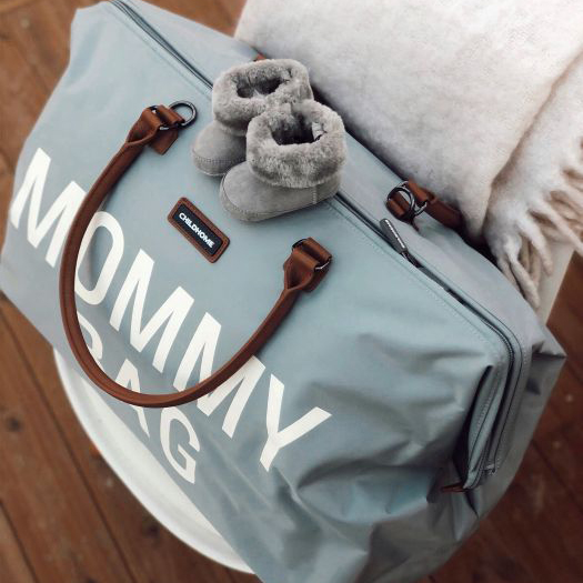 Childhome Torba podróżna Mommy Bag szara | 10kg