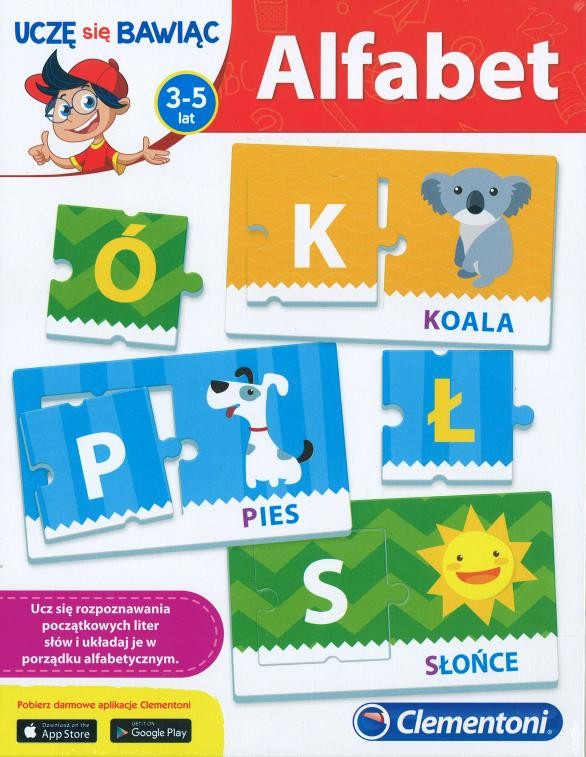 Clementoni Gra Edukacyjna Alfabet 3-5 lat