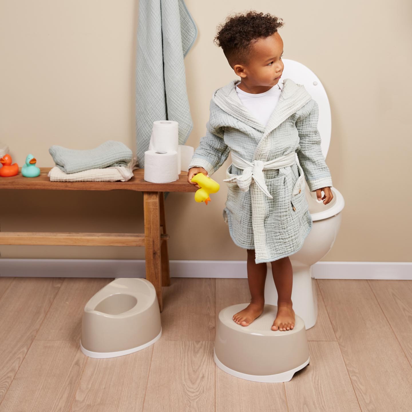 Bebe-Jou Nakładka na sedes treningowa Taupe 1+